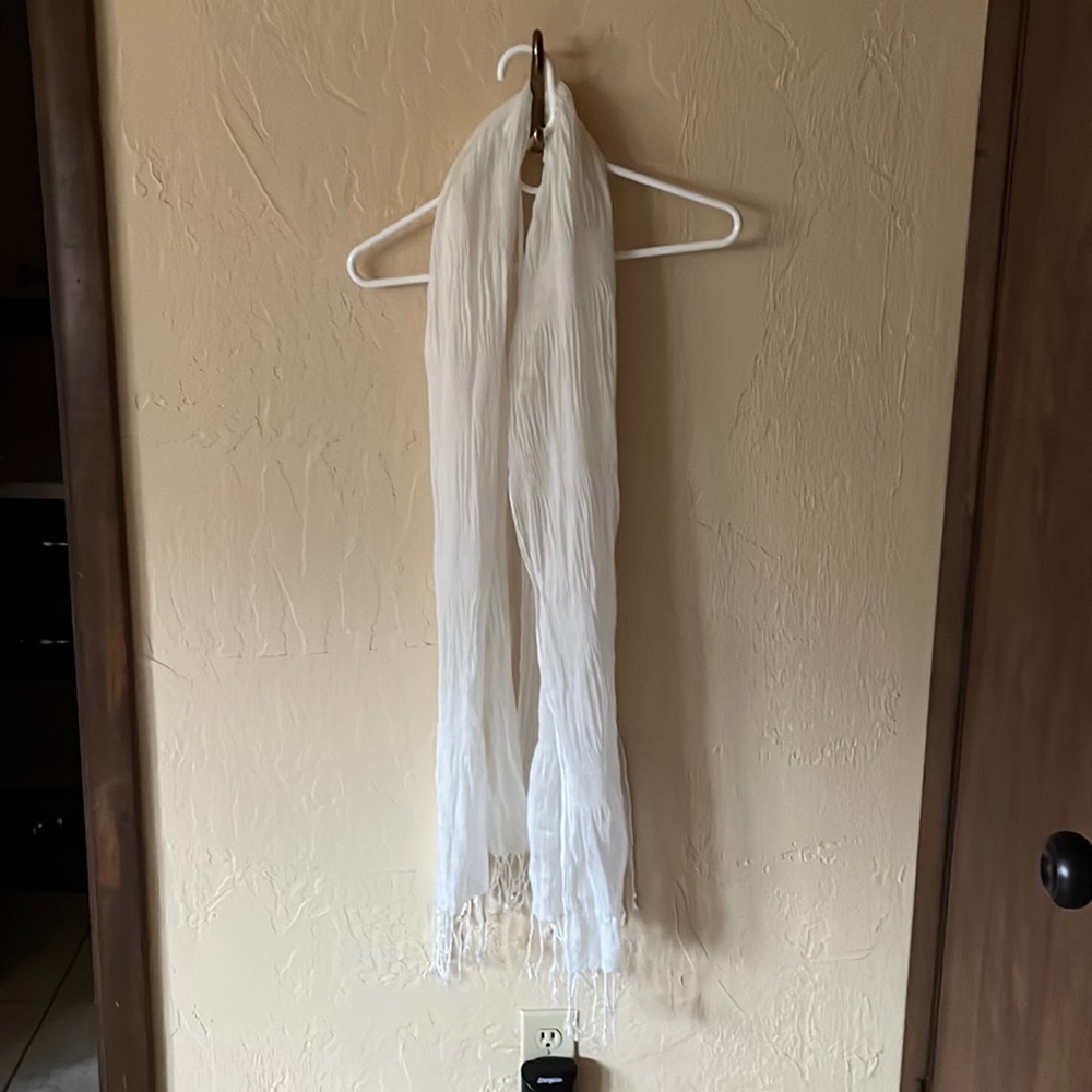 White scarf